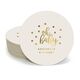 Confetti Dots Oh Baby Round Coasters Image 3 of 3